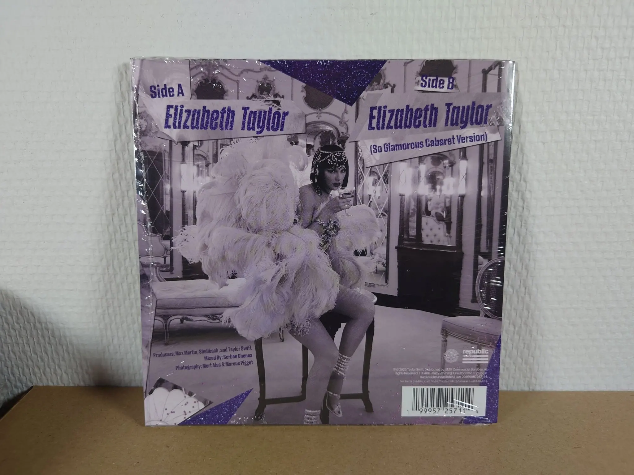 Taylor Swift - Elizabeth Taylor RSD 7" Vinyl begagnad vinyl online