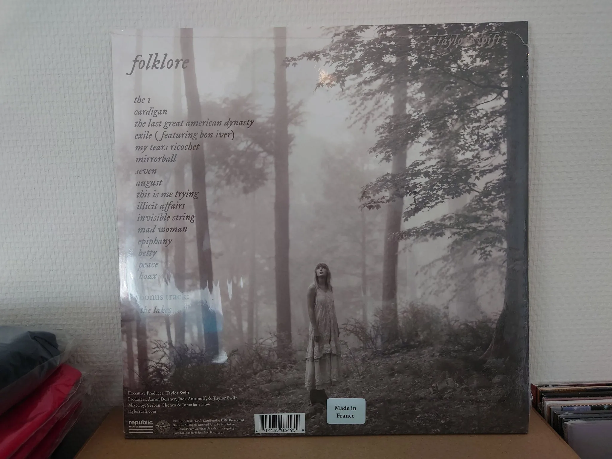 Taylor Swift Folklore 'Clandestine Meetings' 12" Vinyl begagnad vinyl online