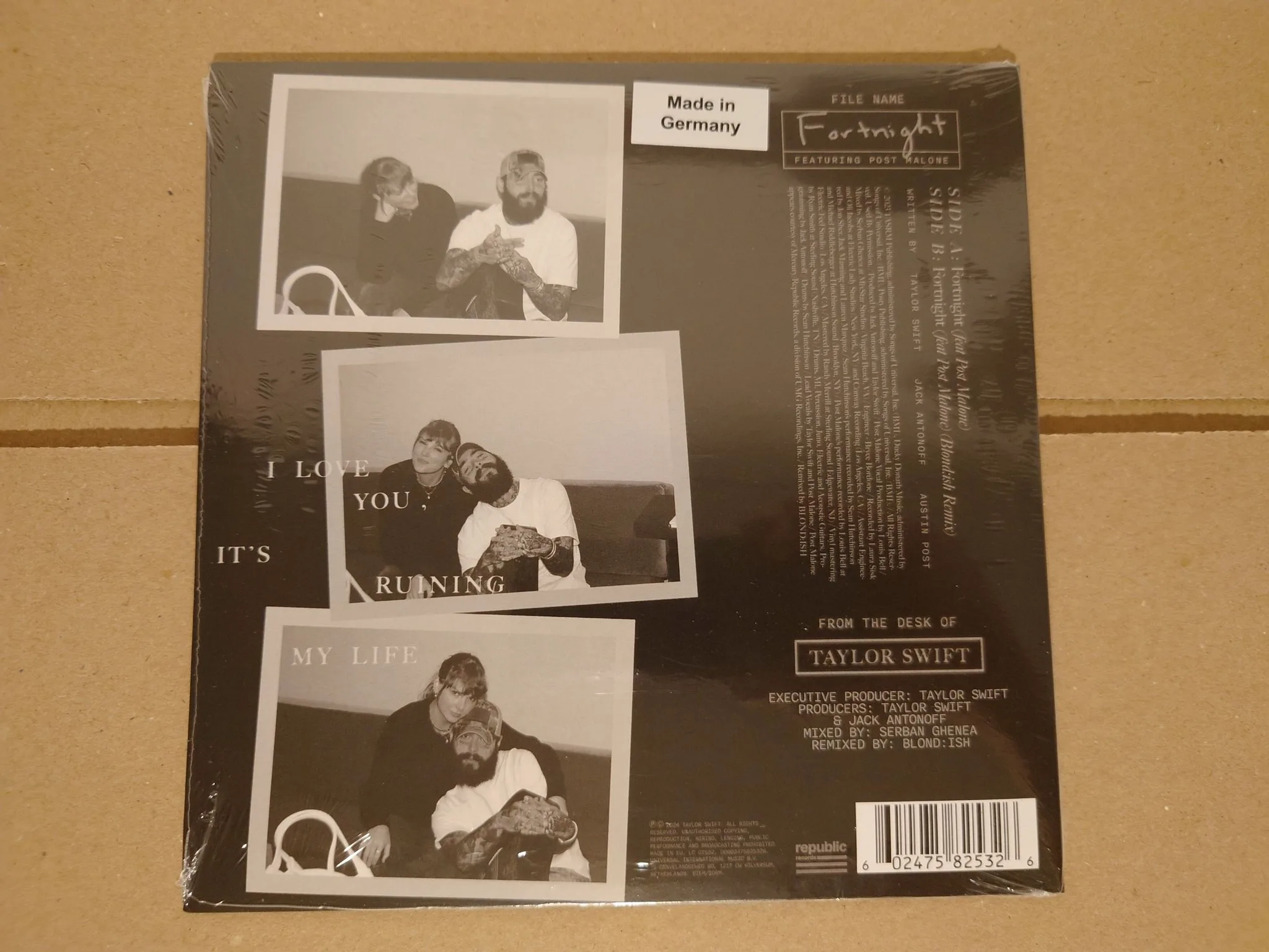 Taylor Swift - Fortnight 7" Vinyl RSD 2025 begagnad vinyl online