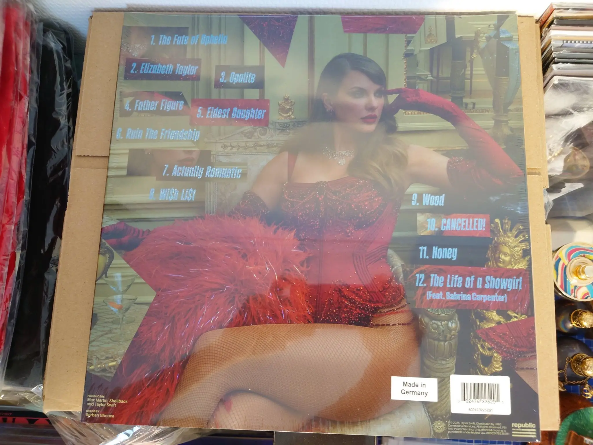 Taylor Swift - Life of a Showgirl: Baby That's Show Business Edition begagnad vinyl online