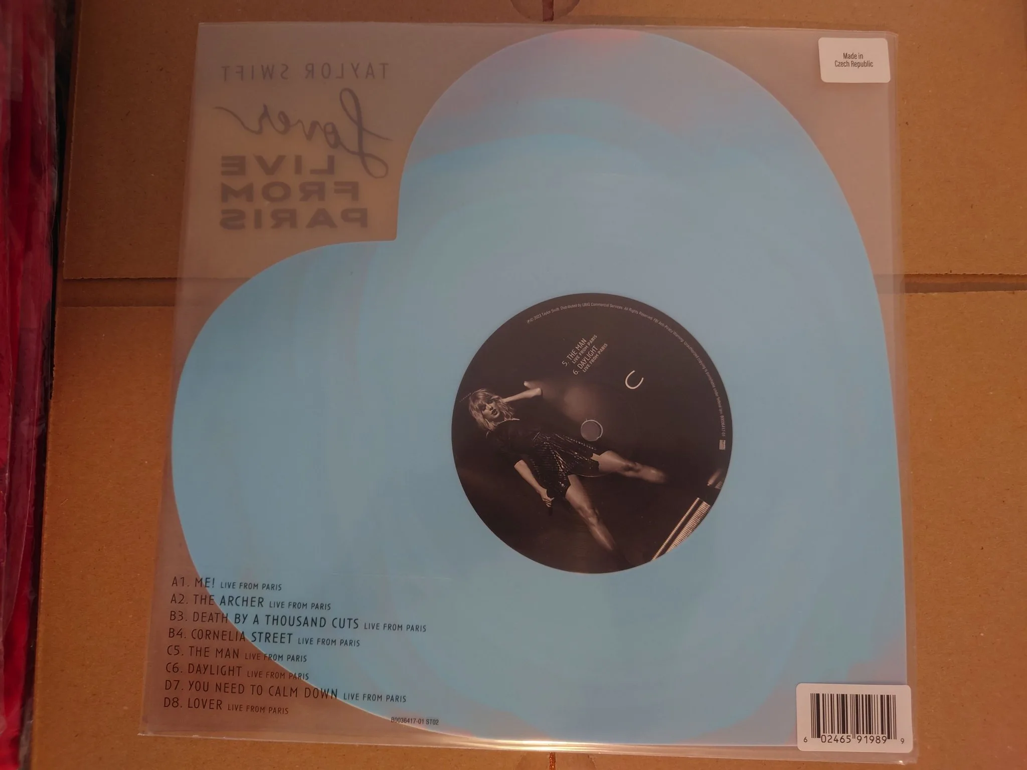 Taylor Swift - Lover Live From Paris (Heart Shaped Vinyl) #2 begagnad vinyl online