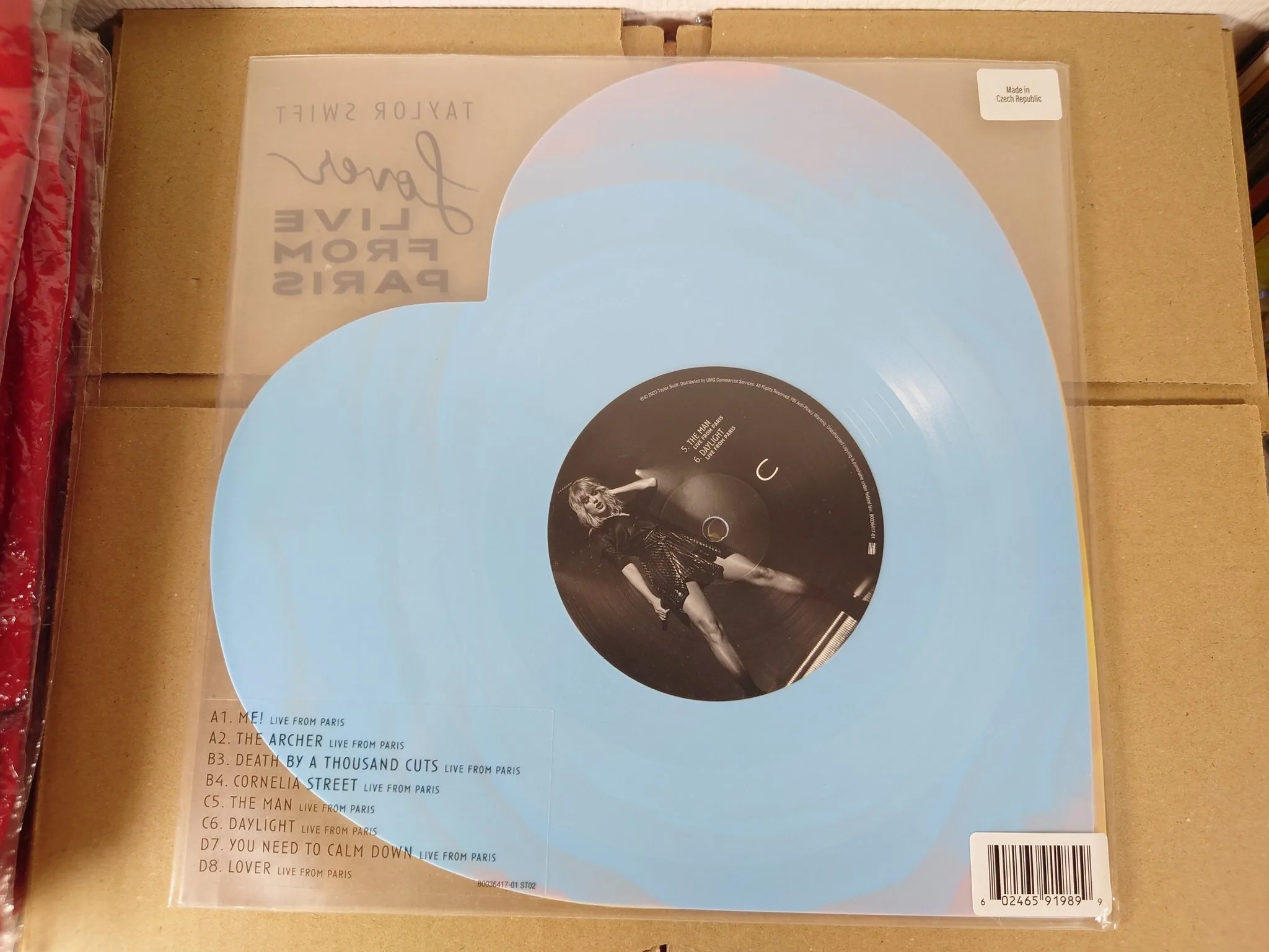 Taylor Swift - Lover Live From Paris (Heart Shaped Vinyl) begagnad vinyl online