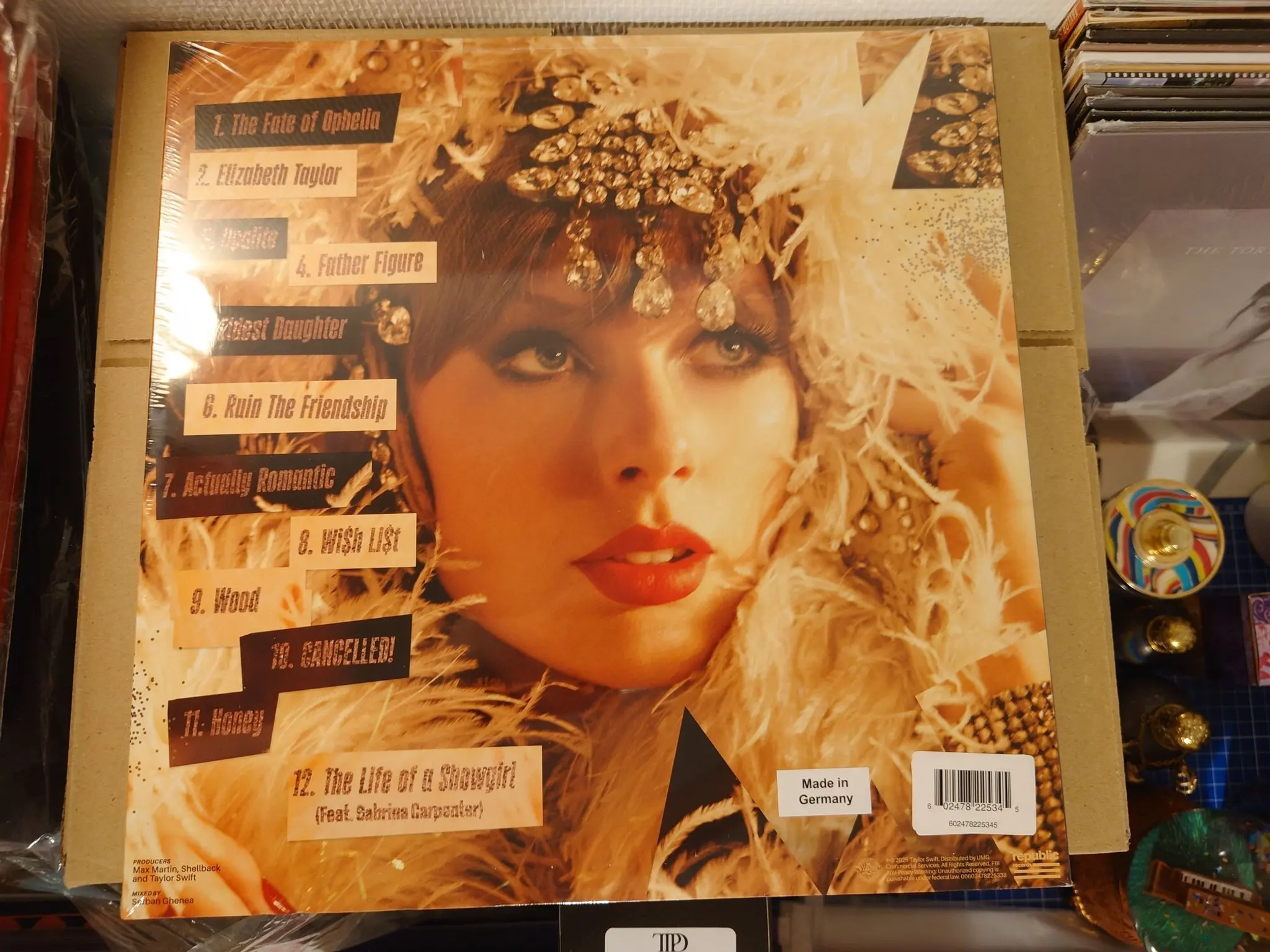 Taylor Swift - The Life Of A Showgirl: The Crown Is Your King Edition begagnad vinyl online