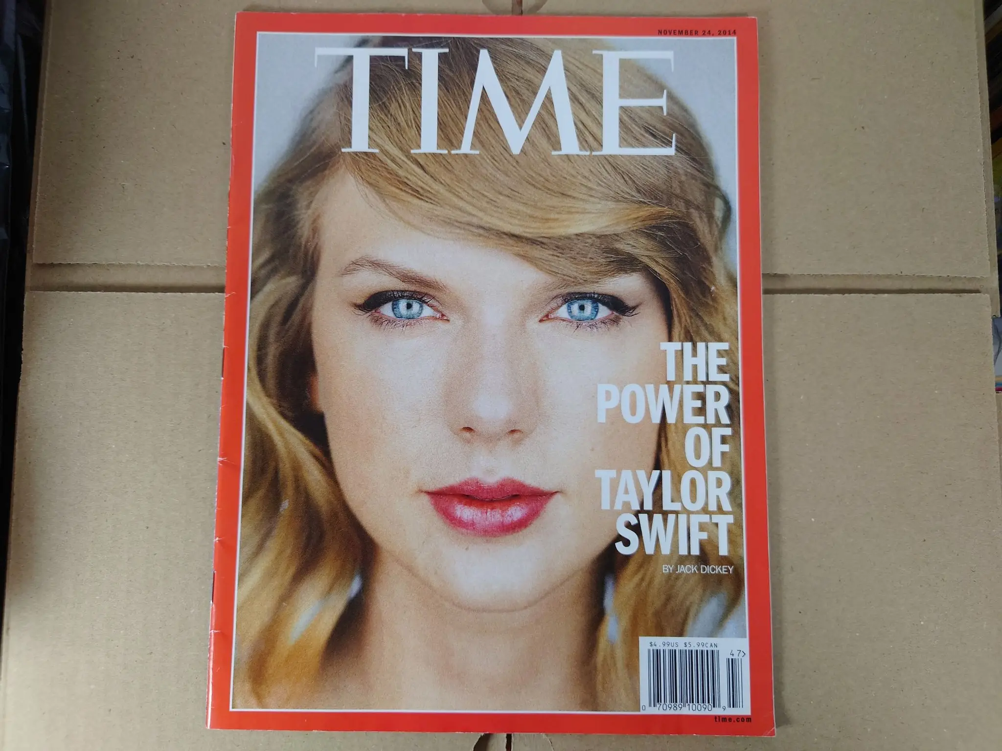 TIME Magazine Taylor Swift November 2014 vinylskiva till salu