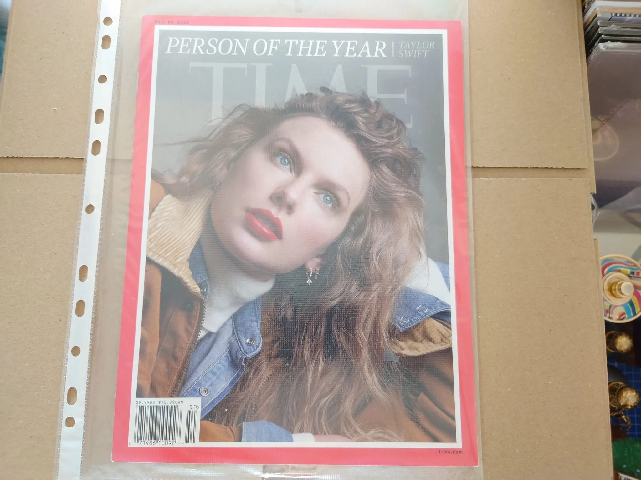 TIME Magazine Taylor Swift Person of the Year 2023 vinylskiva till salu