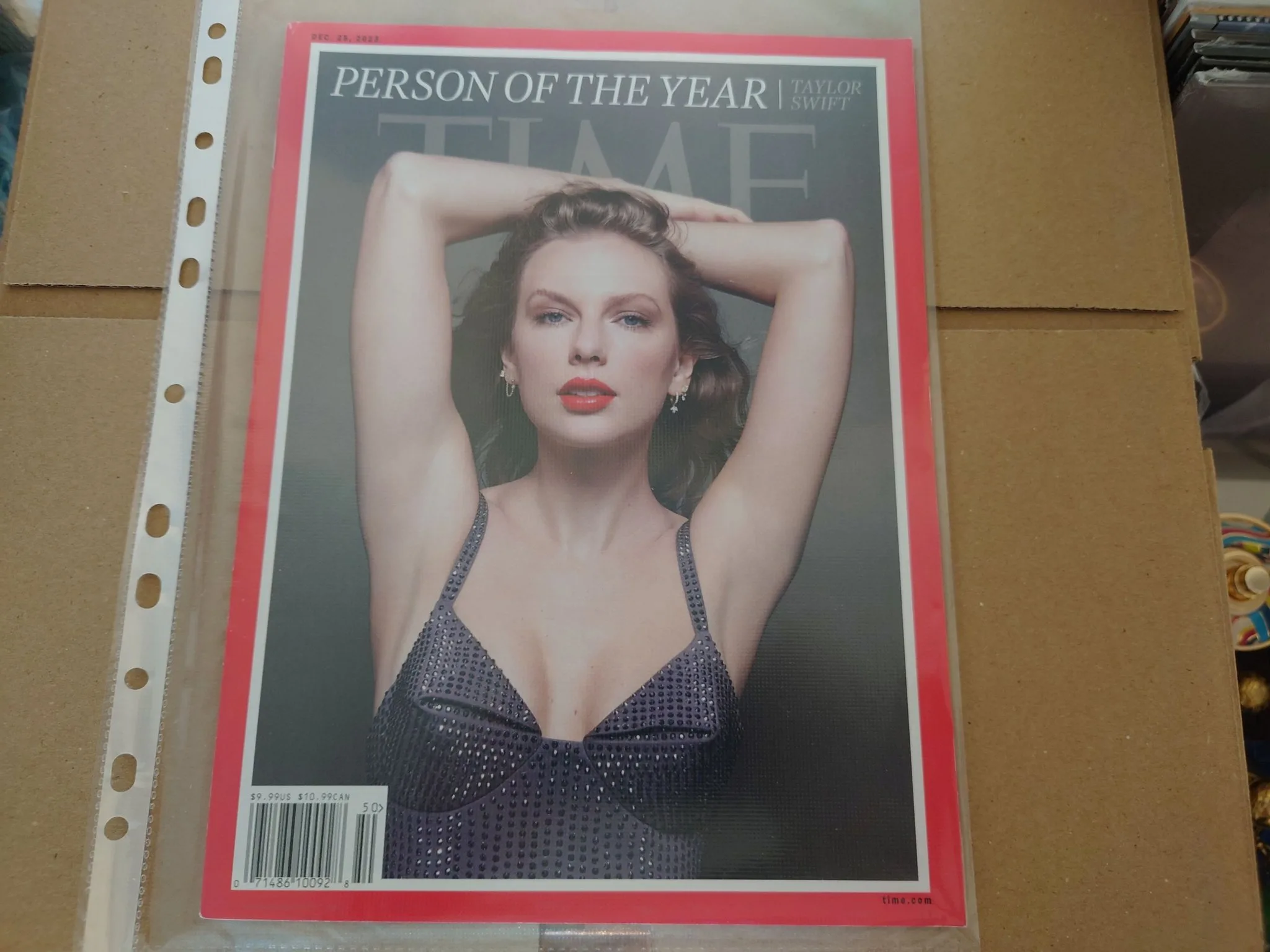 TIME Magazine Taylor Swift Person of the Year 2023 vinylskiva till salu