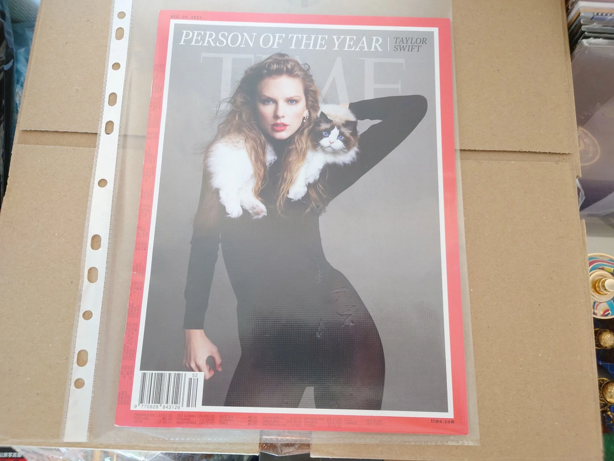 TIME Magazine Taylor Swift Person of the Year 2023 vinylskiva till salu